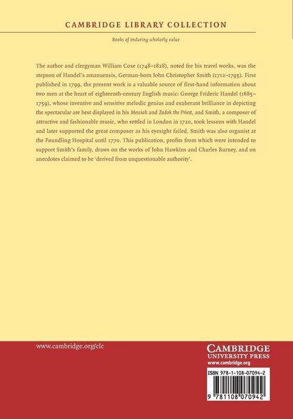 Produktbild: Anecdotes of George Frederick Handel, and John Christopher Smith