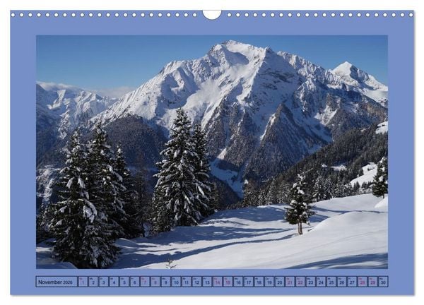 Produktbild: Winterwanderung in den Tuxer Alpen (Wandkalender 2026 DIN A3 quer), CALVENDO Monatskalender