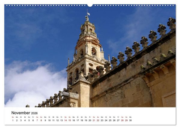 Produktbild: C&oacute;rdoba -Temperamentvolles Andalusien (Wandkalender 2026 DIN A2 quer), CALVENDO Monatskalender