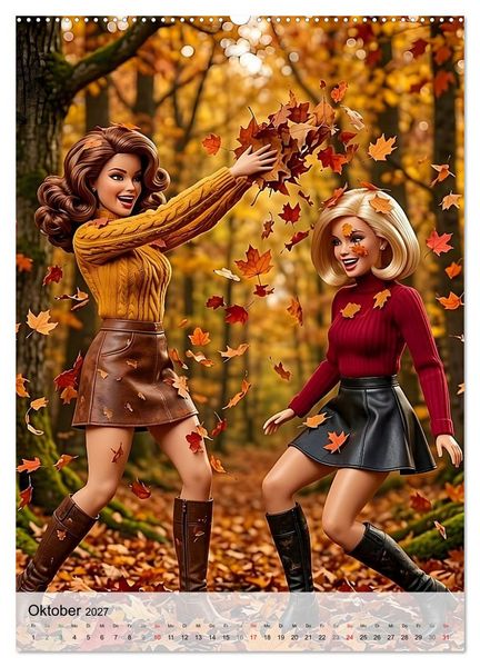 Produktbild: Fabulous Dolls &ndash; Im Hier und Jetzt (hochwertiger Premium Wandkalender 2027 DIN A2 hoch), Kunstdruck in Hochglanz