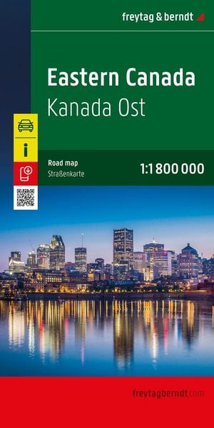 Produktbild: freytag & berndt Stra&szlig;enkarte Kanada Ost 1:1,8 Mio.