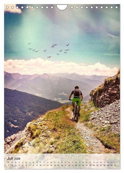 Produktbild: Mountainbike - einfach Spa&szlig; (Wandkalender 2026 DIN A4 hoch), CALVENDO Monatskalender