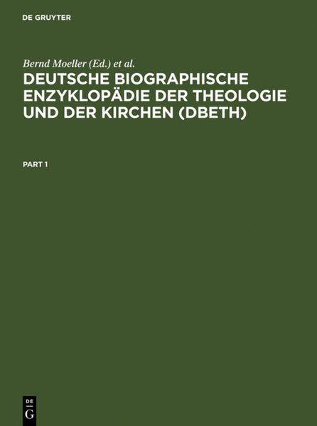 Produktbild: Deutsche Biographische Enzyklop&auml;die der Theologie und der Kirchen (DBETh)