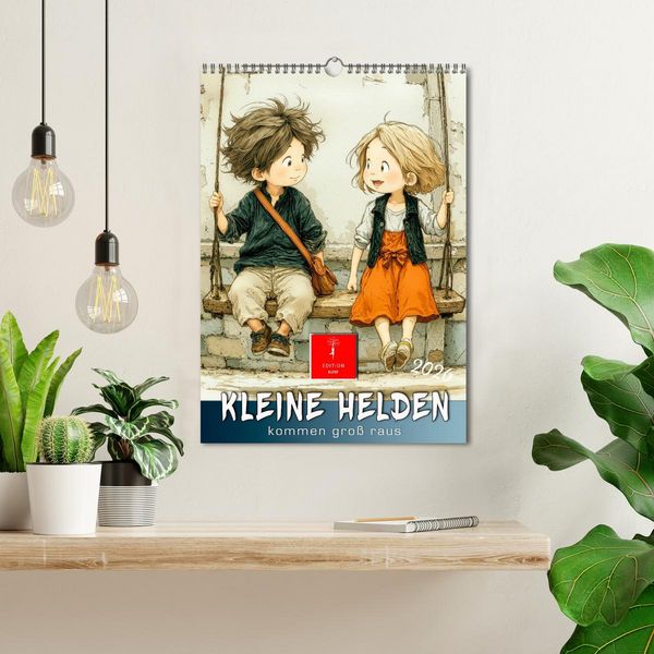 Produktbild: Kleine Helden kommen gro&szlig; raus (Wandkalender 2026 DIN A3 hoch), CALVENDO Monatskalender