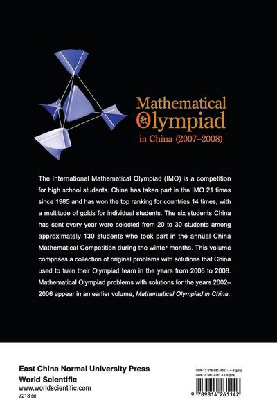 Produktbild: Math Olympiad in China(2007-2008)