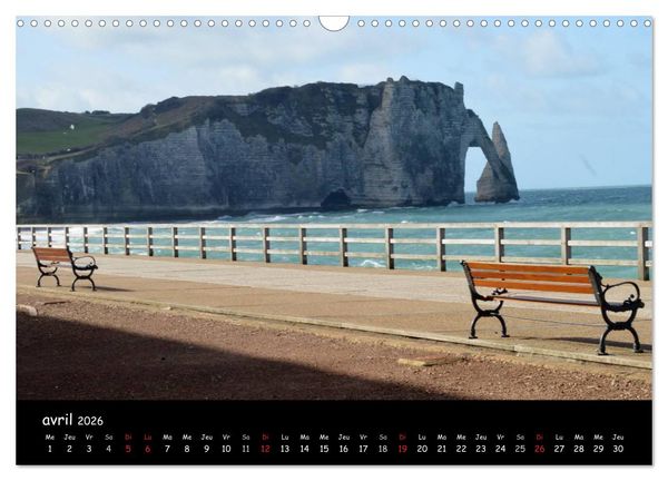 Produktbild: MA NORMANDIE (Calendrier mural 2026 DIN A3 vertical), CALVENDO calendrier mensuel