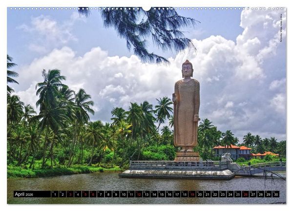 Produktbild: Sri Lanka 2026 &ndash; Exotische Welt (hochwertiger Premium Wandkalender 2026 DIN A2 quer), Kunstdruck in Hochglanz