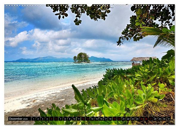 Produktbild: Seychellen Paradies 2026 (hochwertiger Premium Wandkalender 2026 DIN A2 quer), Kunstdruck in Hochglanz