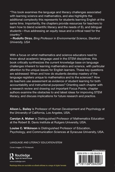 Produktbild: Language, Literacy, and Learning in the STEM Disciplines