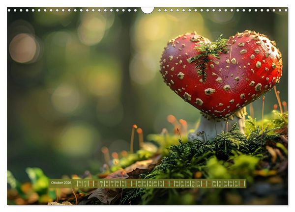 Produktbild: Mit dem Herzen der Natur (Wandkalender 2026 DIN A3 quer), CALVENDO Monatskalender