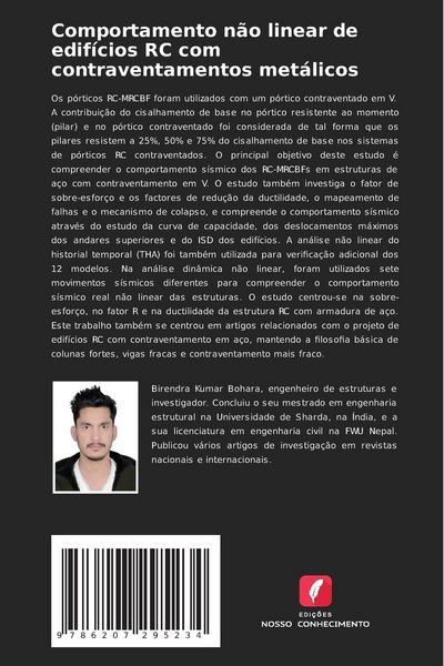 Produktbild: Comportamento n&atilde;o linear de edif&iacute;cios RC com contraventamentos met&aacute;licos