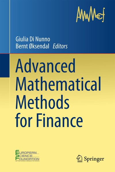 Produktbild: Advanced Mathematical Methods for Finance