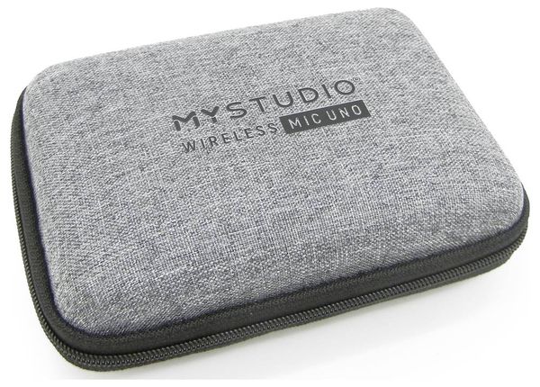 Produktbild: Ansteck Studiomikrofon Easypix MyStudio Mic UNO &Uuml;bertragungsart (Details):Kabelgebunden, Funk inkl. Windschutz, inkl. Mikrofoncase