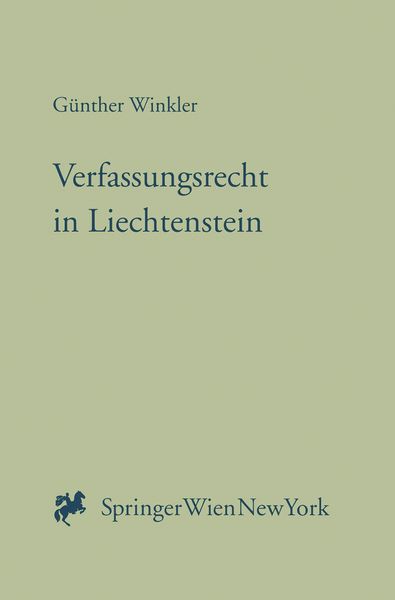 Produktbild: Verfassungsrecht in Liechtenstein