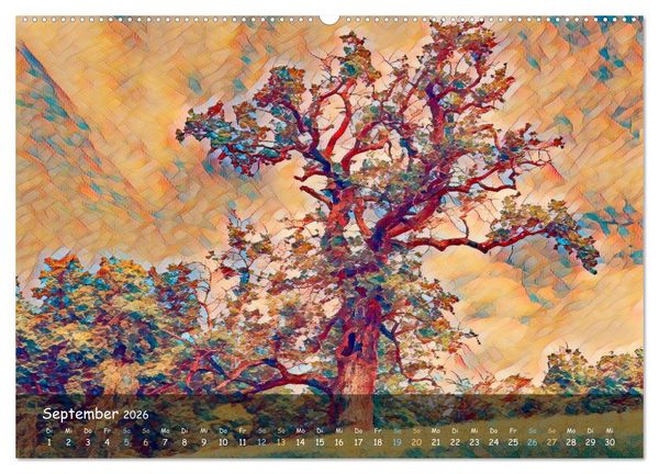 Produktbild: Surreales Farbspiel (hochwertiger Premium Wandkalender 2026 DIN A2 quer), Kunstdruck in Hochglanz