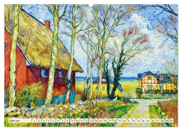 Produktbild: Nordische Impressionen - K&uuml;sten, St&auml;dte und Wasserwege (Wandkalender 2027 DIN A2 quer), CALVENDO Monatskalender
