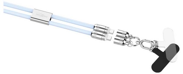 Produktbild: Ansmann USB-C&reg; Kabel USB-C&reg; Stecker 1.2m Blau 1700-0191