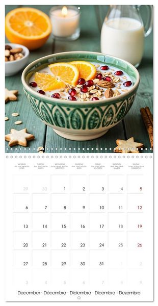 Produktbild: The Art of Muesli - A Year of Beautiful Breakfast Bowls (Wall Calendar 2027 12 &times; 12 Inch) CALVENDO 12 Month Wall Calendar