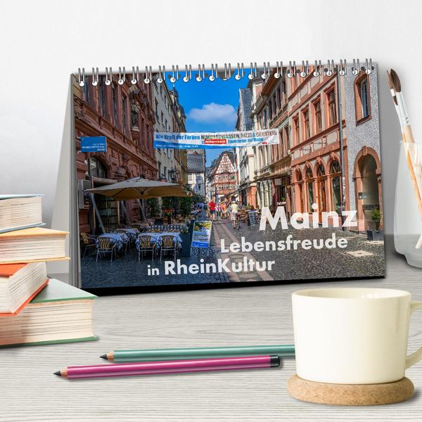 Produktbild: Mainz - Lebensfreude in RheinKultur (Tischkalender 2026 DIN A5 quer), CALVENDO Monatskalender