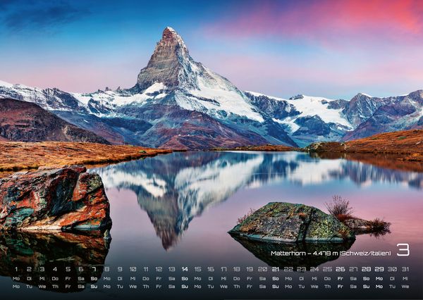 Produktbild: Die Alpen - dem Himmel so nah - 2027 - Kalender DIN A3