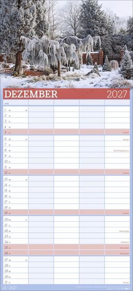 Produktbild: Garten Familienplaner 2027