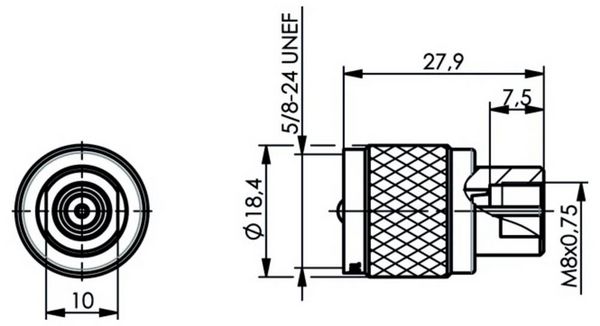 Produktbild: Teleg&auml;rtner 100123532 100123532 FME-Adapter - 1St.