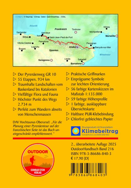 Produktbild: Frankreich: Pyrenäenweg GR 10