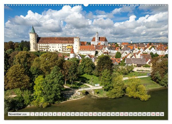 Produktbild: Deutsche Fl&uuml;sse - An der Donau (hochwertiger Premium Wandkalender 2026 DIN A2 quer), Kunstdruck in Hochglanz