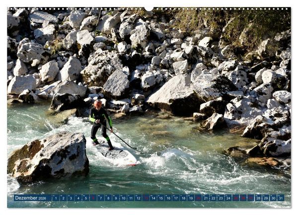 Produktbild: Wildwasser Stand up (hochwertiger Premium Wandkalender 2026 DIN A2 quer), Kunstdruck in Hochglanz