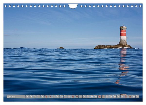 Produktbild: Phare des Pierres Noires (Calendrier mural 2026 DIN A4 vertical), CALVENDO calendrier mensuel