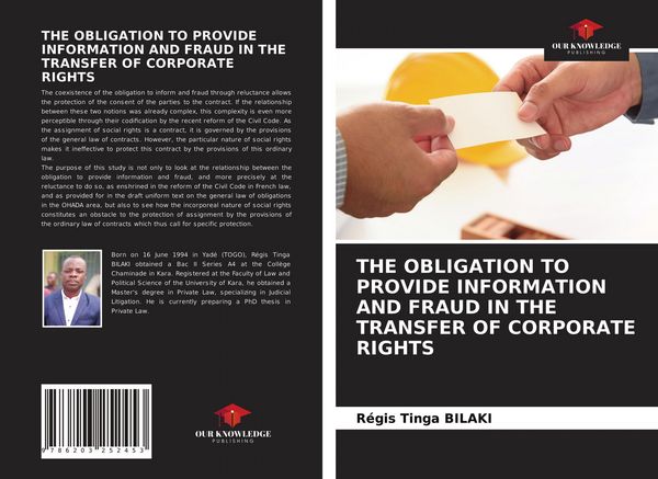 Produktbild: The Obligation To Provide Information and Fraud in The Transfer Of Corporate Rights