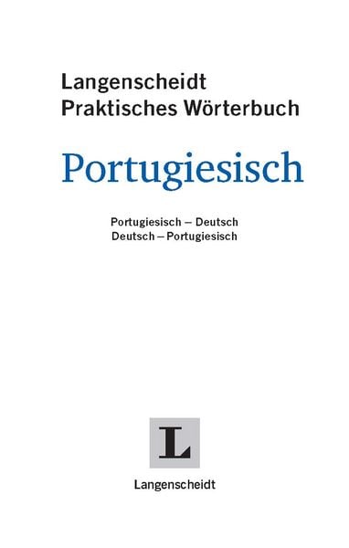 Produktbild: Langenscheidt Praktisches W&ouml;rterbuch Portugiesisch