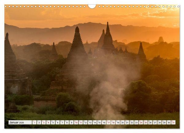 Produktbild: Asiens Tempel (Wandkalender 2026 DIN A3 quer), CALVENDO Monatskalender