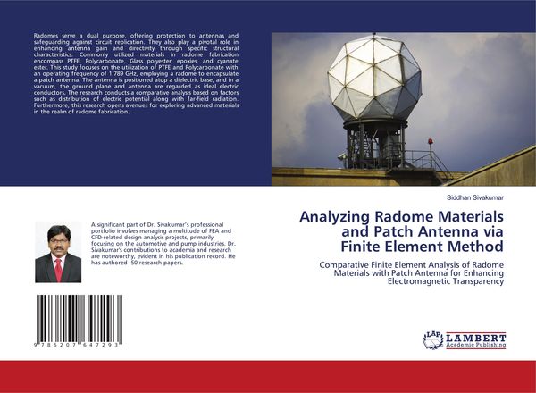 Produktbild: Analyzing Radome Materials and Patch Antenna via Finite Element Method