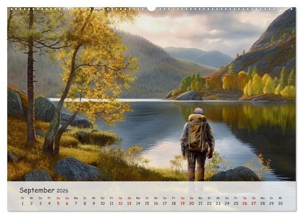 Produktbild: Die Stille des Nordens (Wandkalender 2026 DIN A2 quer), CALVENDO Monatskalender