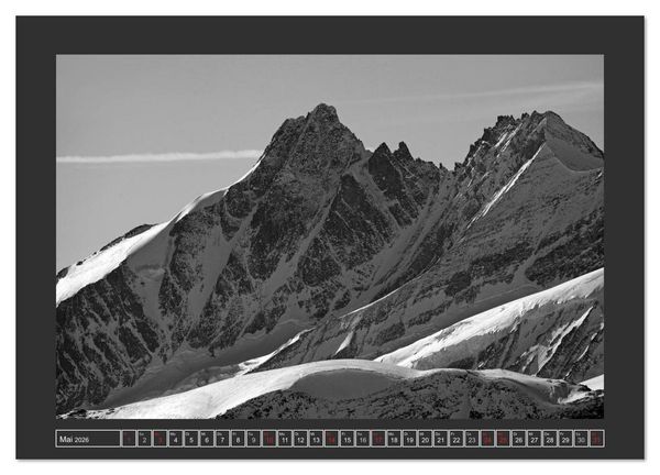 Produktbild: Der Gro&szlig;glockner 3798m (hochwertiger Premium Wandkalender 2026 DIN A2 quer), Kunstdruck in Hochglanz