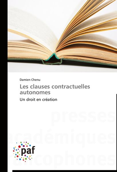 Produktbild: Les clauses contractuelles autonomes