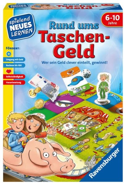 Ravensburger Rund ums Taschengeld Brettspiel zum Umgang mit Geld