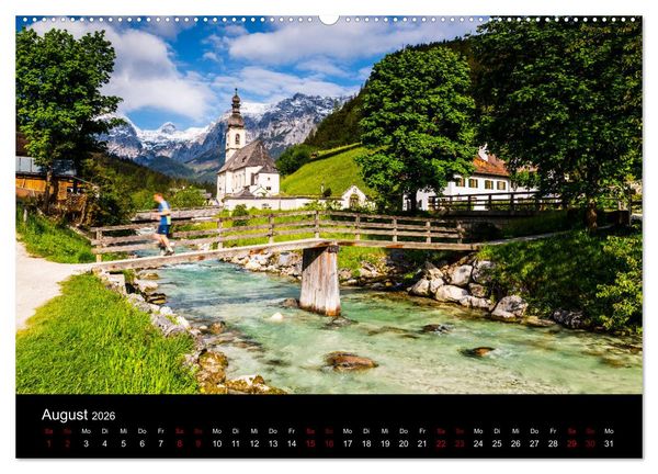 Produktbild: Bayerische Landschaften (Wandkalender 2026 DIN A2 quer), CALVENDO Monatskalender