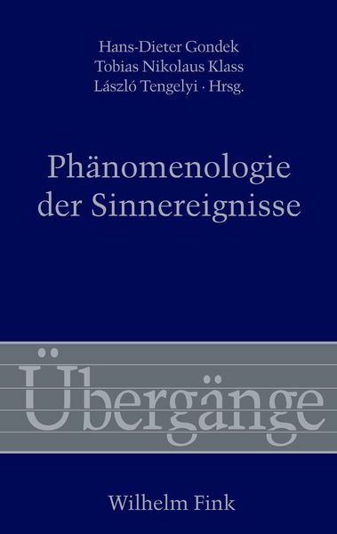 Produktbild: Ph&auml;nomenologie der Sinnereignisse