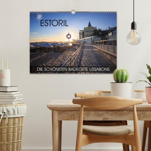 Produktbild: ESTORIL - die sch&ouml;nsten Badeorte Lissabons (Wandkalender 2026 DIN A3 quer), CALVENDO Monatskalender