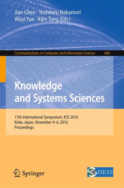 Produktbild: Knowledge and Systems Sciences