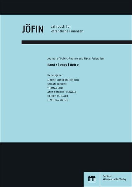 Produktbild: Jahrbuch f&uuml;r &ouml;ffentliche Finanzen 1 (2025) 2
