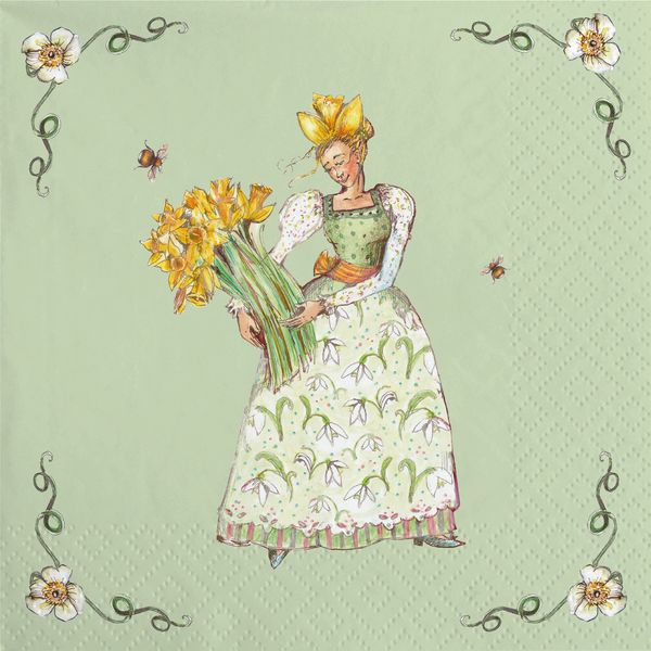 Produktbild: Serviette Wiesenpoesie, 25x25cm