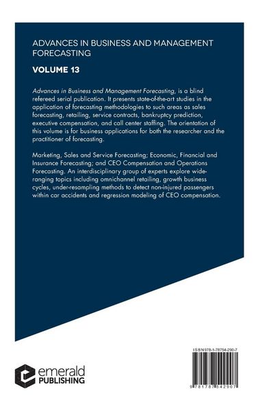 Produktbild: Advances in Business and Management Forecasting