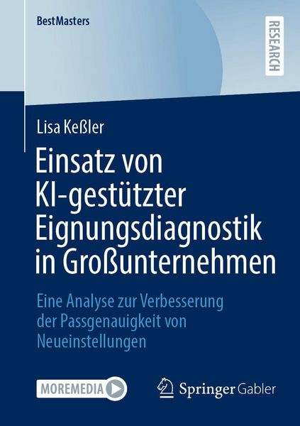 Produktbild: Einsatz von KI-gest&uuml;tzter Eignungsdiagnostik in Gro&szlig;unternehmen