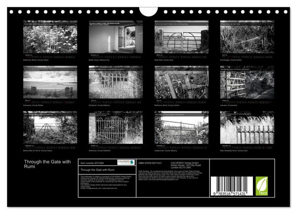 Produktbild: Through the Gate with Rumi (Wall Calendar 2026 DIN A4 landscape), CALVENDO 12 Month Wall Calendar