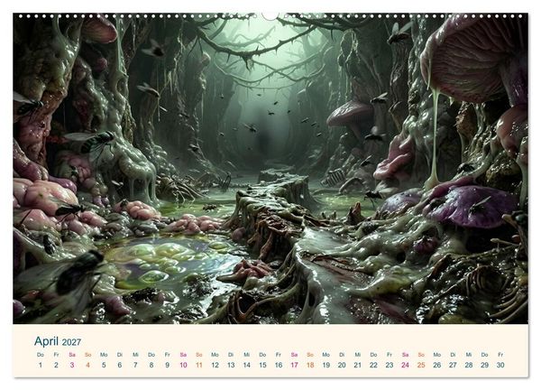Produktbild: Geografie der Seele - Gef&uuml;hle als Landschaften (hochwertiger Premium Wandkalender 2027 DIN A2 quer), Kunstdruck in Hochglanz