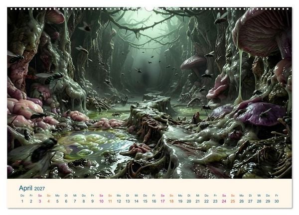 Produktbild: Geografie der Seele - Gef&uuml;hle als Landschaften (Wandkalender 2027 DIN A2 quer), CALVENDO Monatskalender