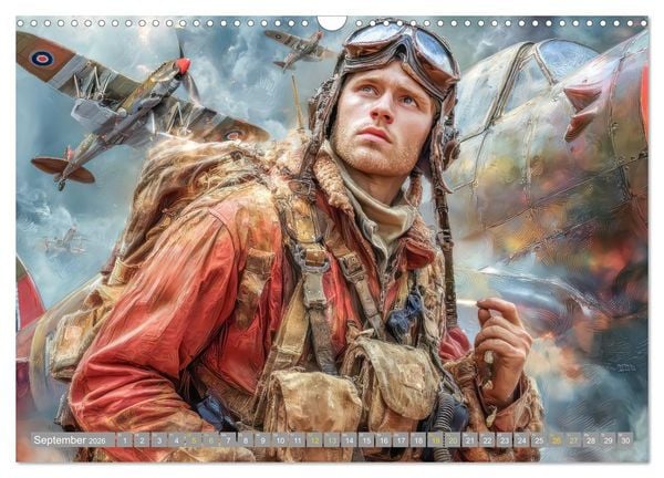 Produktbild: Waghalsige Piloten - im Frieden und Konflikt (Wandkalender 2026 DIN A3 quer), CALVENDO Monatskalender
